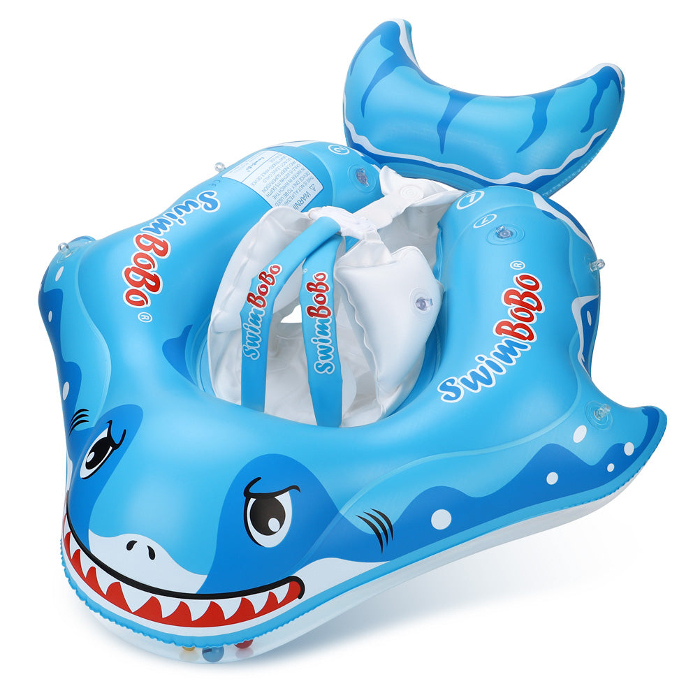 Swimbobo Opblaasbare Baby Zwemring met Luifel & Staart (3 maanden - 6 Jaar)