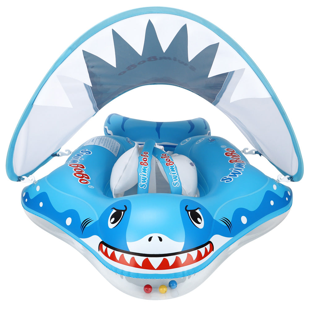 Swimbobo Opblaasbare Baby Zwemring met Luifel & Staart (3 maanden - 6 Jaar)