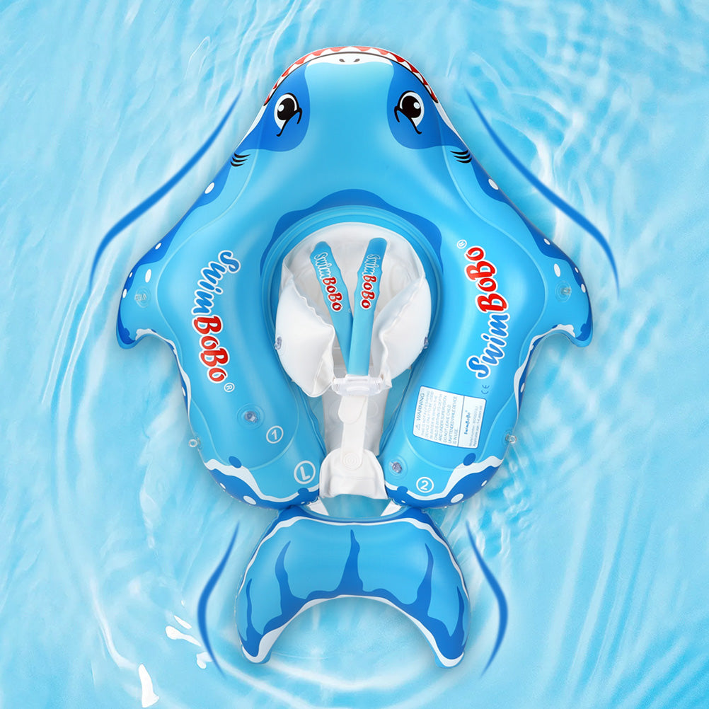 Swimbobo Opblaasbare Baby Zwemring met Luifel & Staart (3 maanden - 6 Jaar)