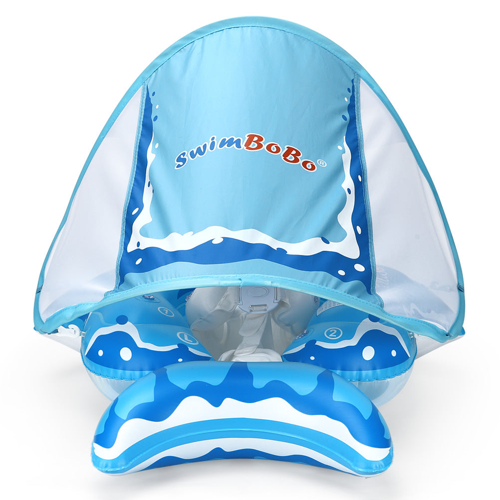 Swimbobo Opblaasbare Baby Zwemring met Luifel & Staart (3 maanden - 6 Jaar)