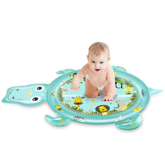 Opblaasbare Tummy Time Watermat voor Baby's (1-24 Maanden)
