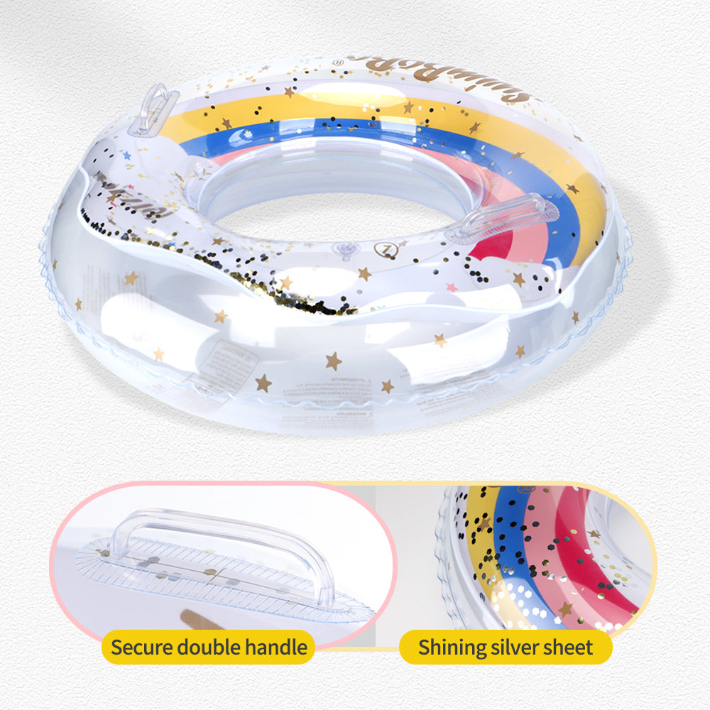 Zwembadfloat met Regenboogringen voor Kinderen (Vanaf 3 Jaar)