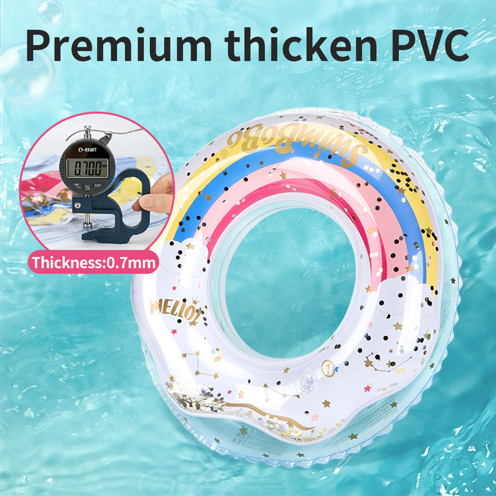 Zwembadfloat met Regenboogringen voor Kinderen (Vanaf 3 Jaar)