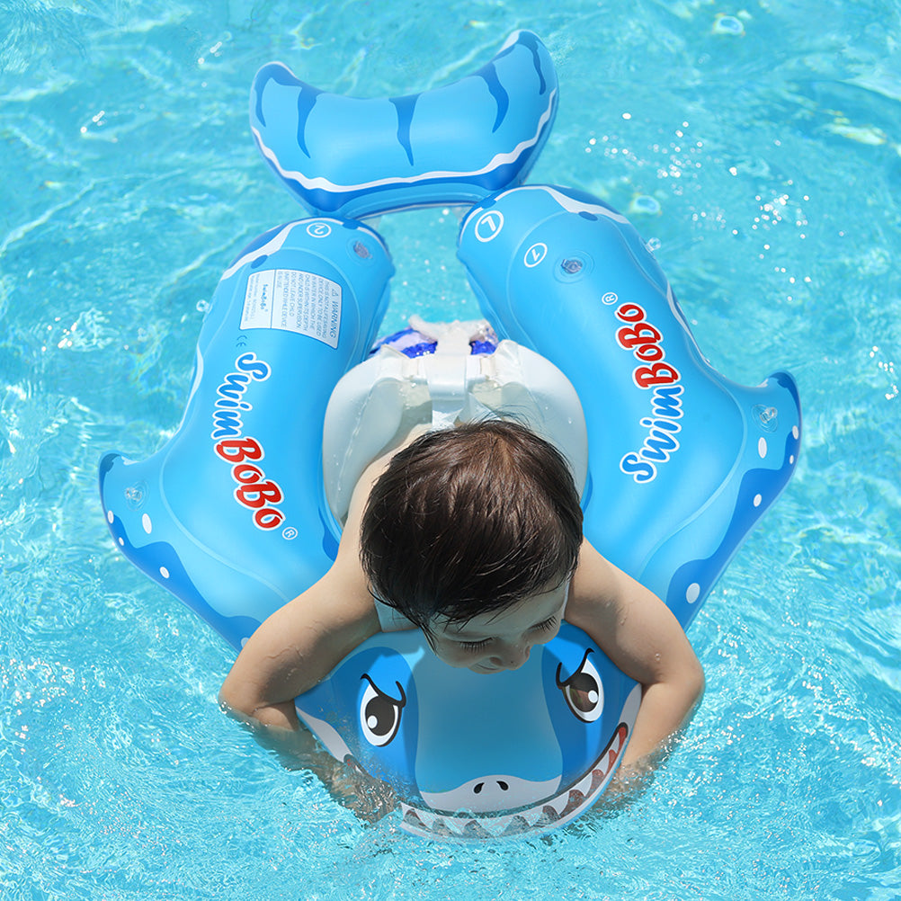 Swimbobo Opblaasbare Baby Zwemring met Luifel & Staart (3 maanden - 6 Jaar)