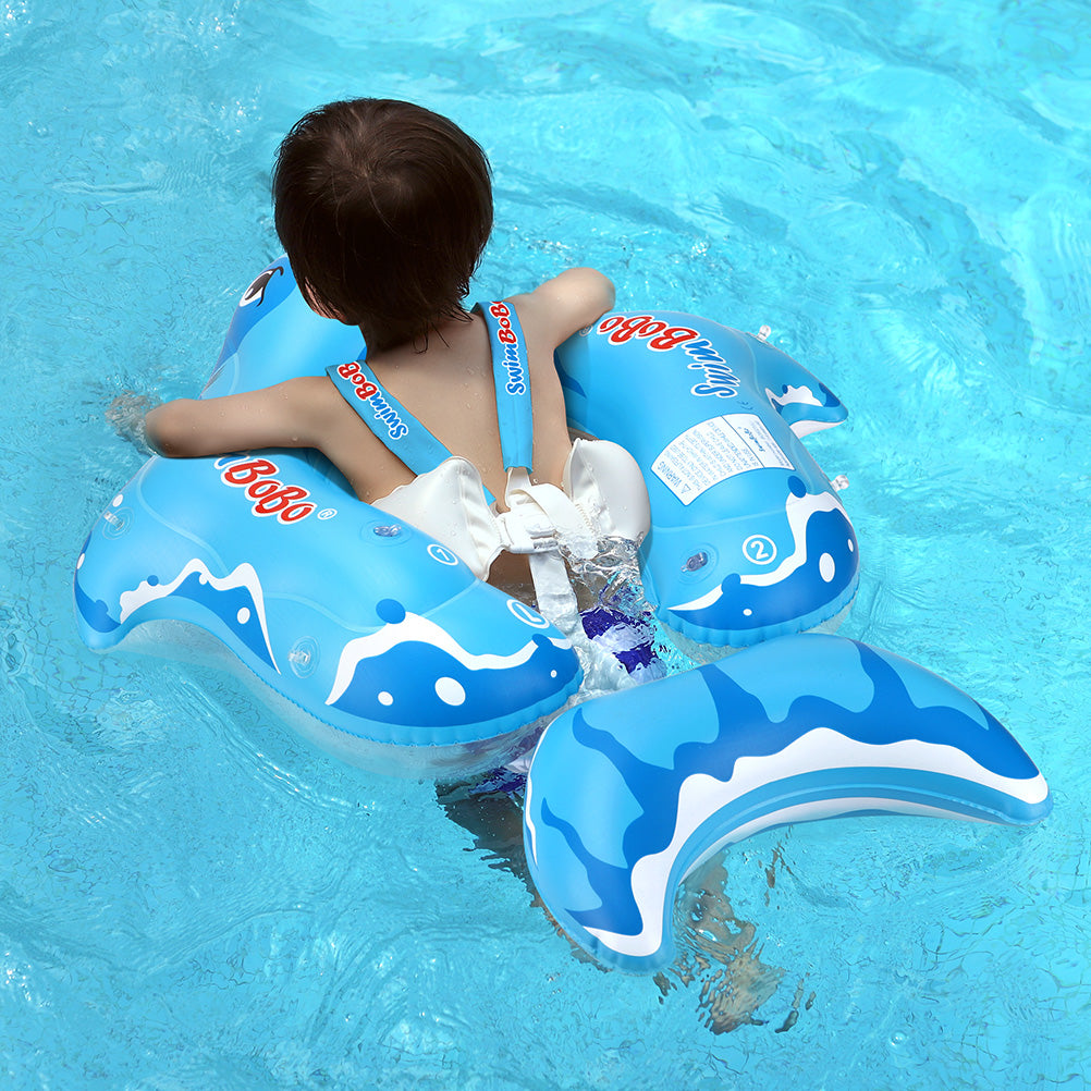 Swimbobo Opblaasbare Baby Zwemring met Luifel & Staart (3 maanden - 6 Jaar)