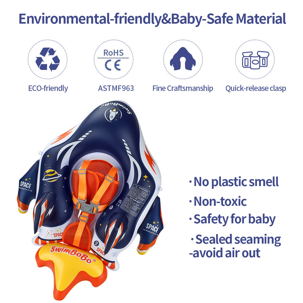 Swimbobo Opblaasbare Baby Zwemring met Luifel & Staart (6-36 maanden)