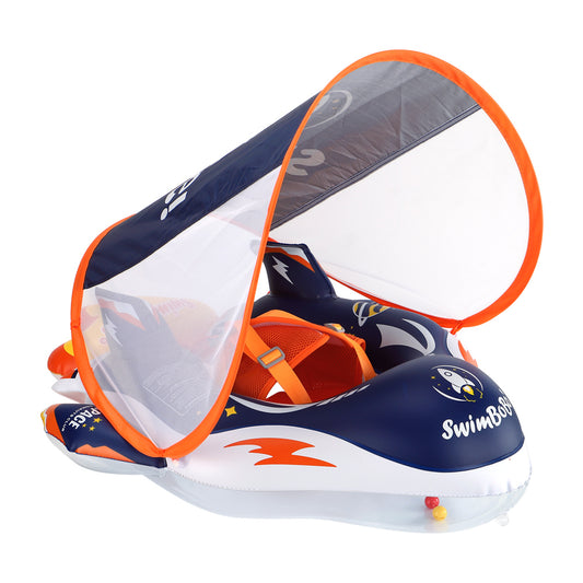 Swimbobo Opblaasbare Baby Zwemring met Luifel & Staart (6-36 maanden)