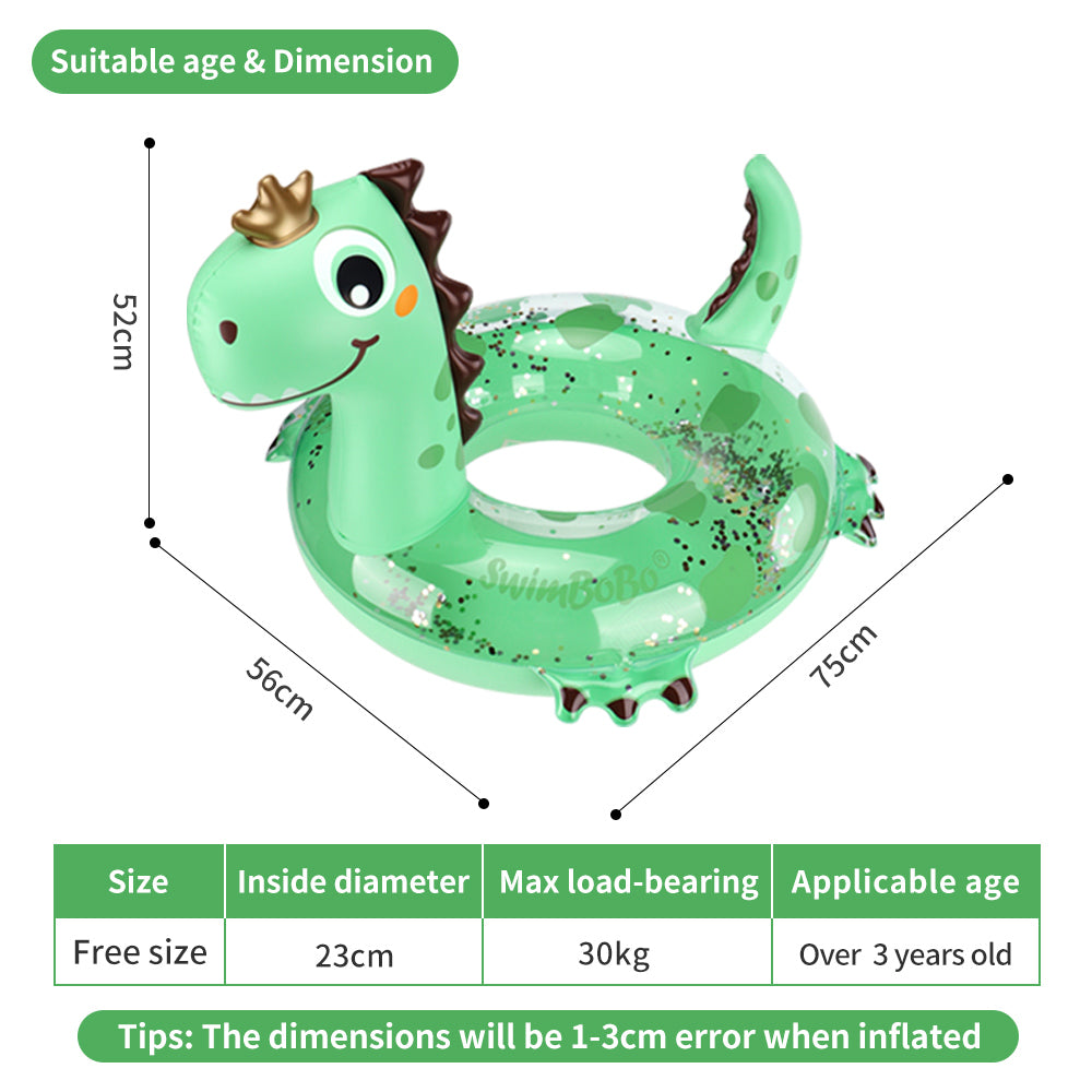 Opblaasbare Dino Zwemband voor Kinderen (Vanaf 3 Jaar)