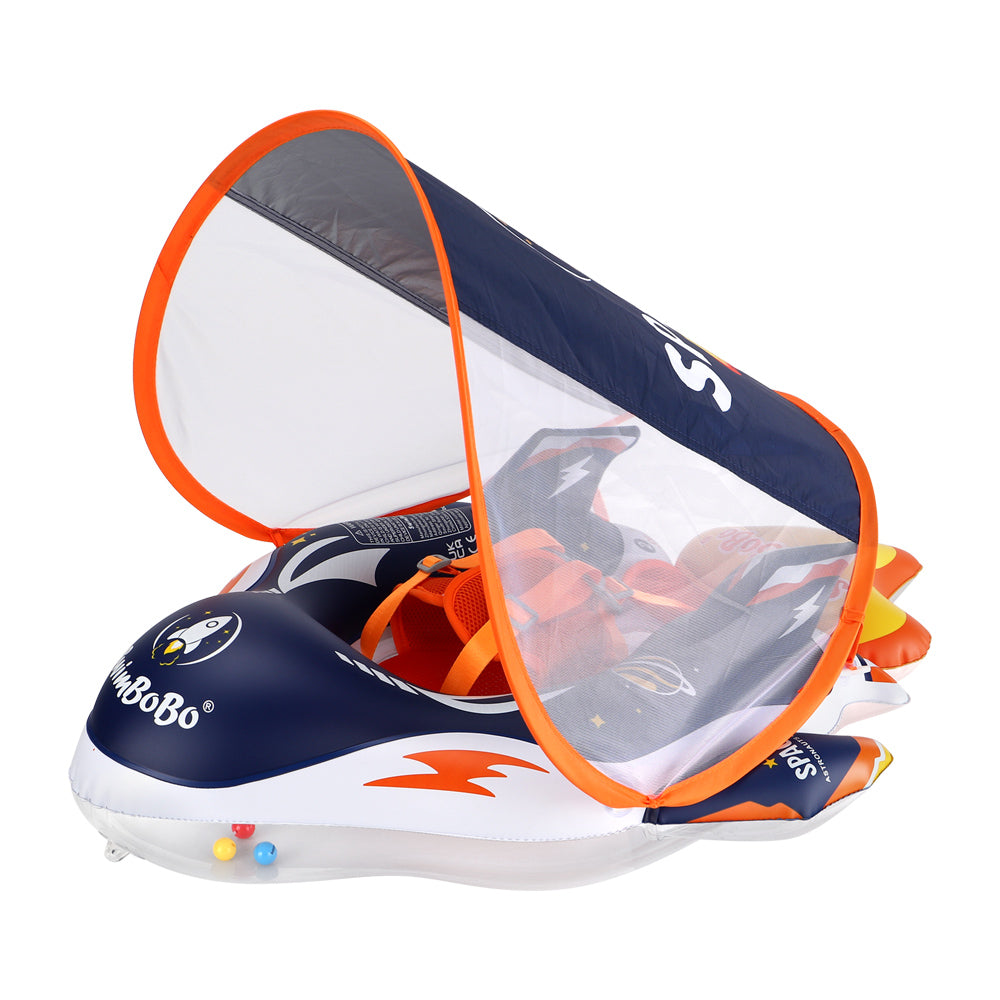 Swimbobo Opblaasbare Baby Zwemring met Luifel & Staart (6-36 maanden)