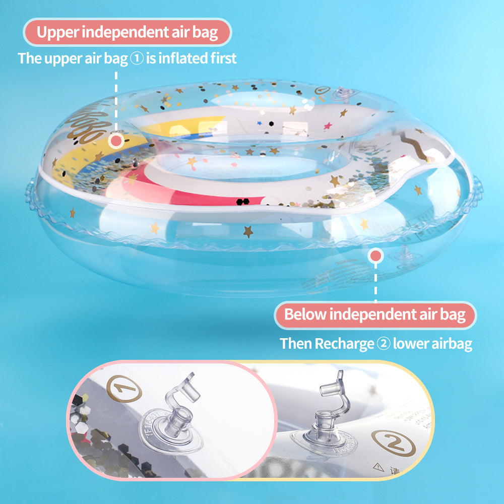Zwembadfloat met Regenboogringen voor Kinderen (Vanaf 3 Jaar)