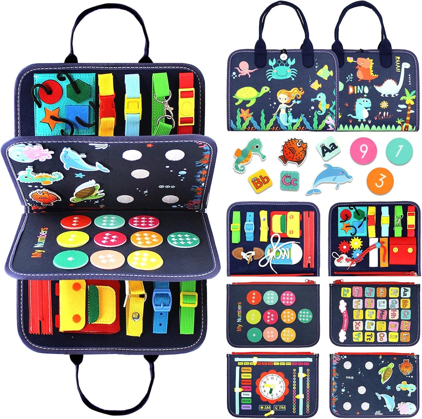 🎁 Montessori Activiteitenbord voor Leren en Ontwikkeling (2-4 jaar) (100% off)