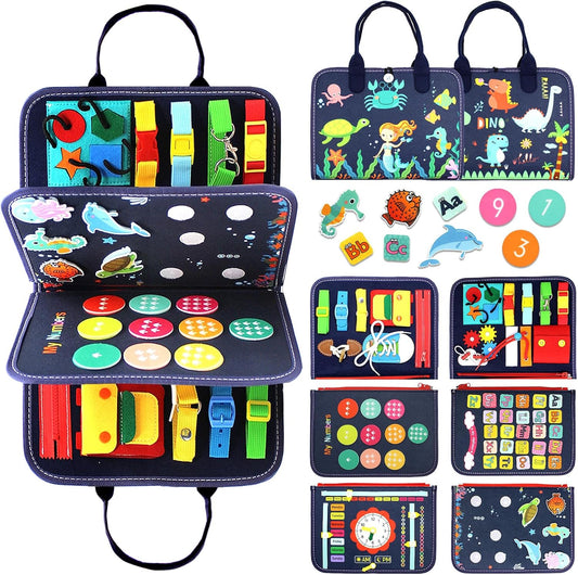 🎁 Montessori Activiteitenbord voor Leren en Ontwikkeling (2-4 jaar) (100% off)