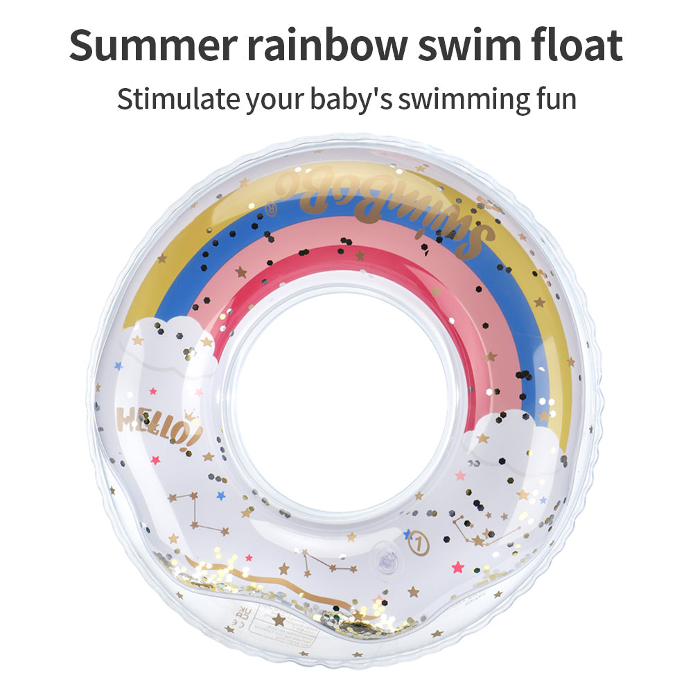 Zwembadfloat met Regenboogringen voor Kinderen (Vanaf 3 Jaar)