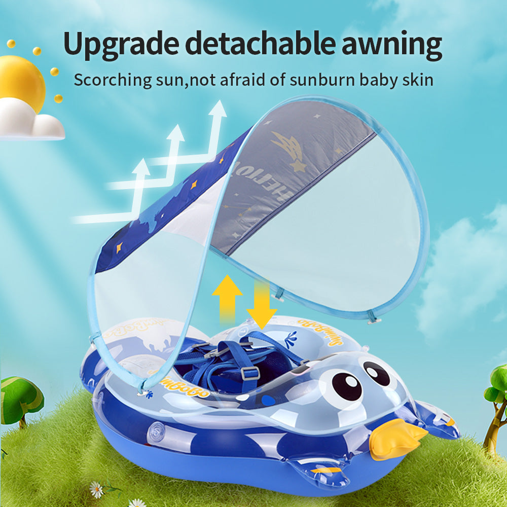 Swimbobo Opblaasbare Baby Zwemring met Luifel & Staart (6-36 maanden)