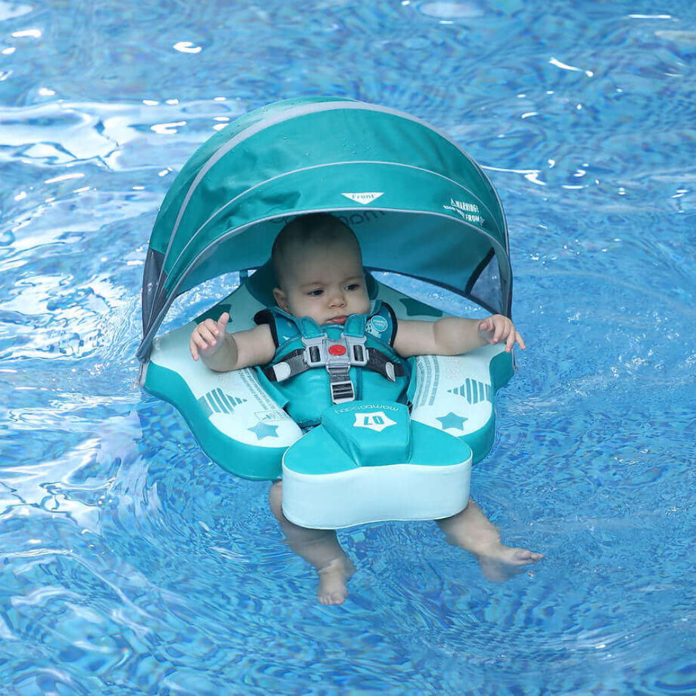 Vliegtuig Mambobaby Float met kap en staart (3-48 maanden)