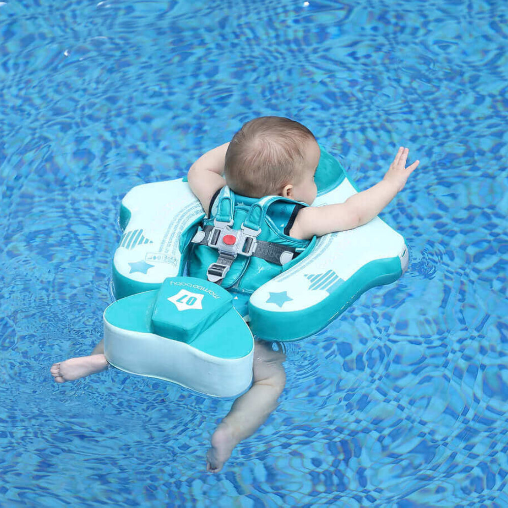 Vliegtuig Mambobaby Float met kap en staart (3-48 maanden)