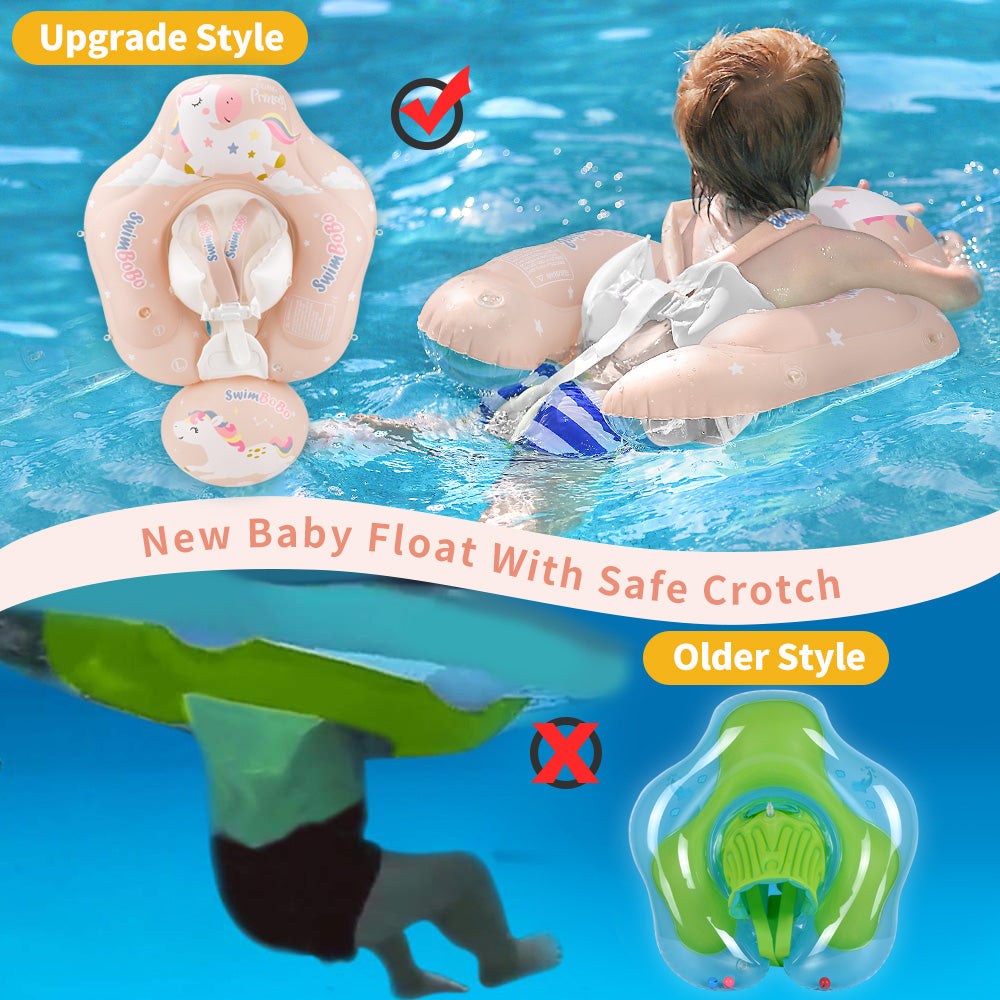 Swimbobo Opblaasbare Baby Zwemring met Luifel en Staart (3 maanden - 6 jaar)