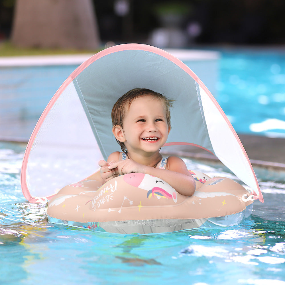 Swimbobo Opblaasbare Baby Zwemring met Luifel en Staart (3 maanden - 6 jaar)