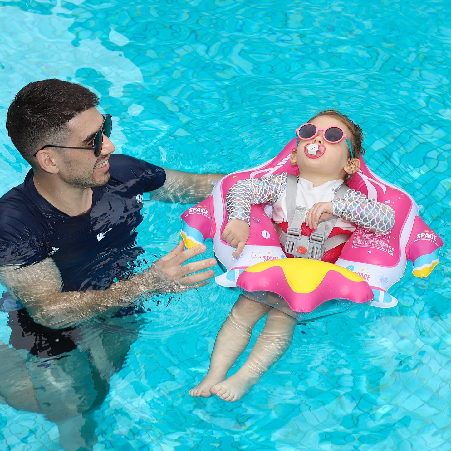 Swimbobo Opblaasbare Baby Zwemring met Luifel & Staart (6-36 maanden)