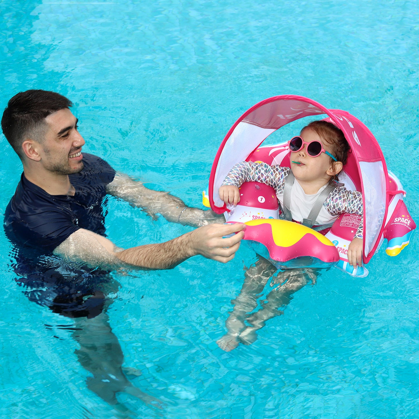 Swimbobo Opblaasbare Baby Zwemring met Luifel & Staart (6-36 maanden)