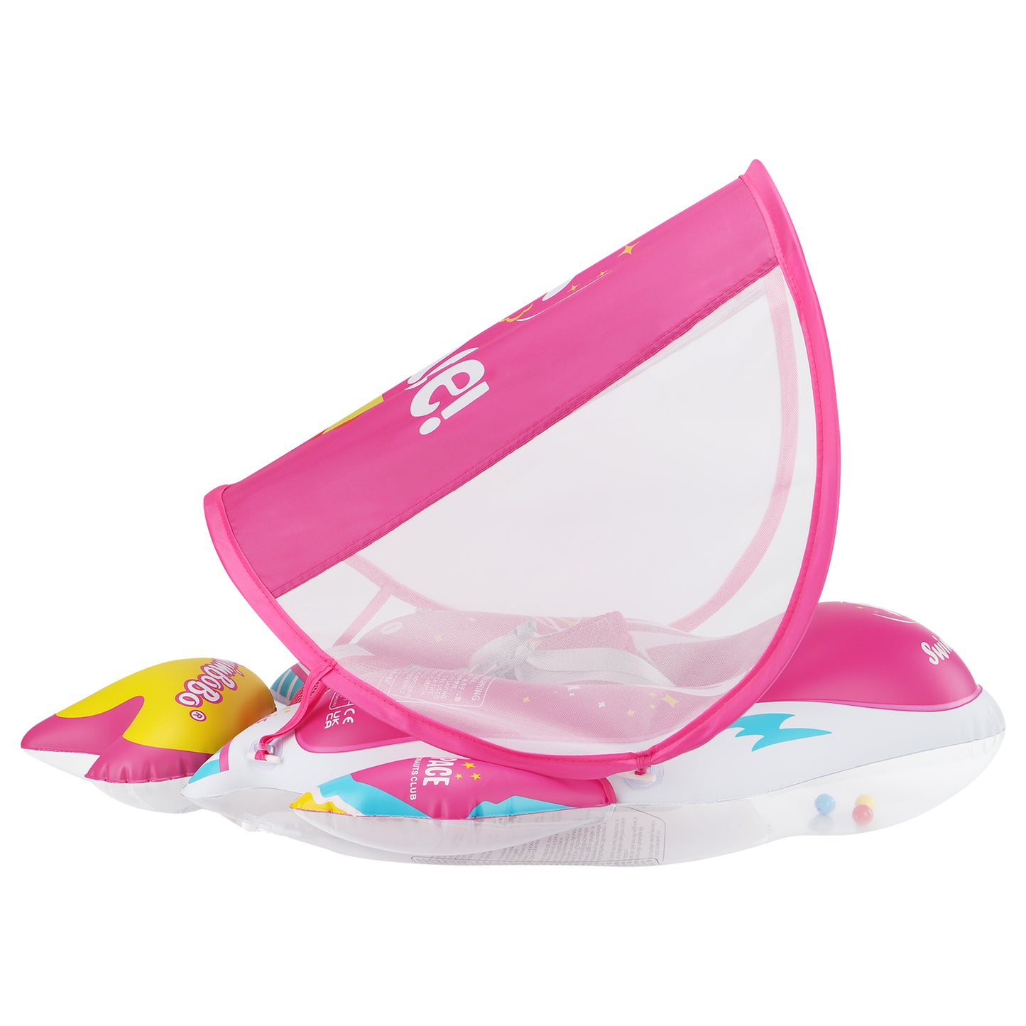 Swimbobo Opblaasbare Baby Zwemring met Luifel & Staart (6-36 maanden)