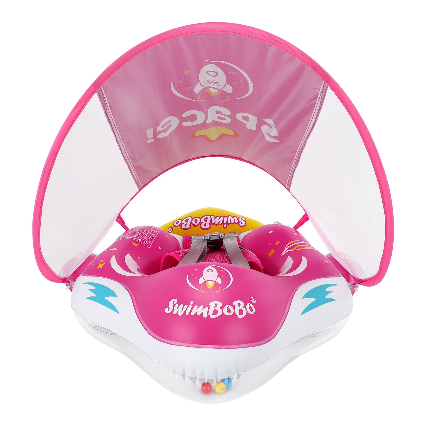 Swimbobo Opblaasbare Baby Zwemring met Luifel & Staart (6-36 maanden)