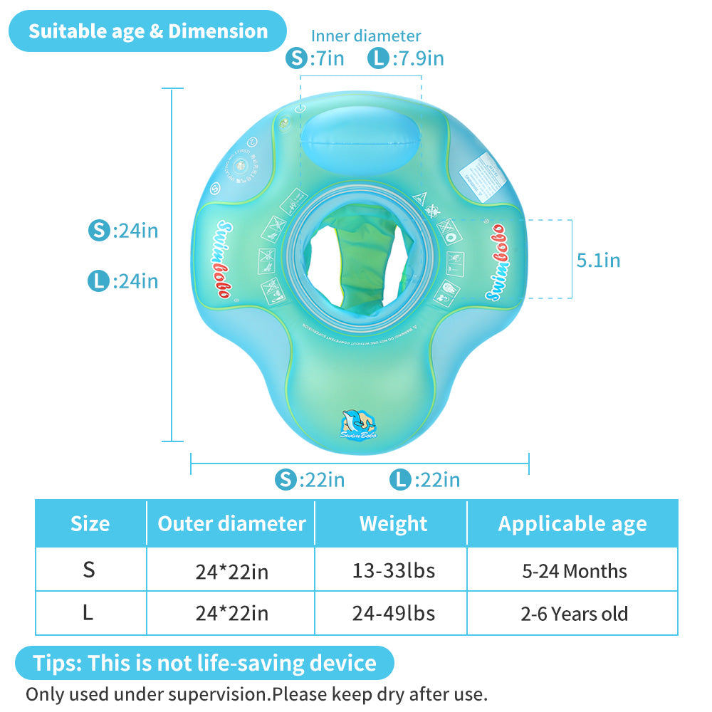 Swimbobo Opblaasbare Baby Zwemband (3 maanden - 6 jaar)