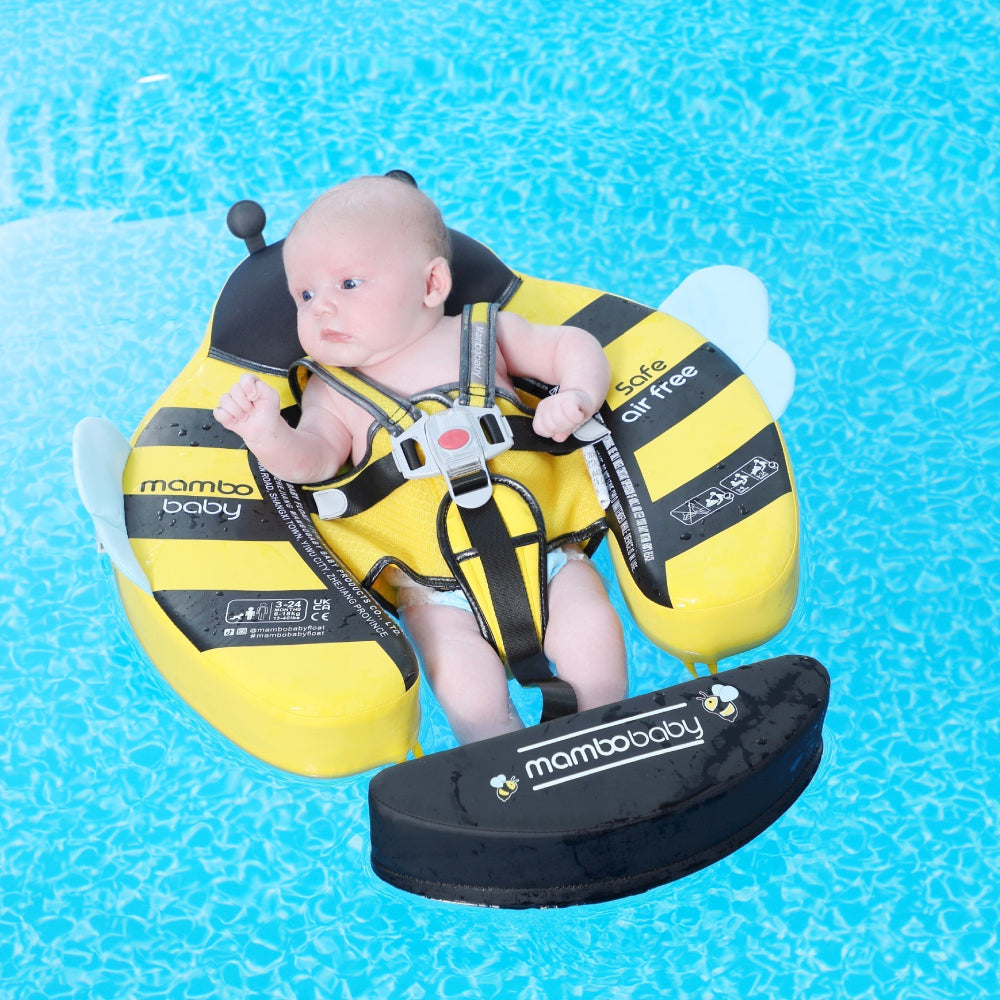 Bij en Vlinder Mambobaby Zwemvlotter met Luifel en Staart (3-24 Maanden)