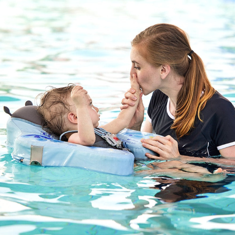 Bij en Vlinder Mambobaby Zwemvlotter met Luifel en Staart (3-24 Maanden)