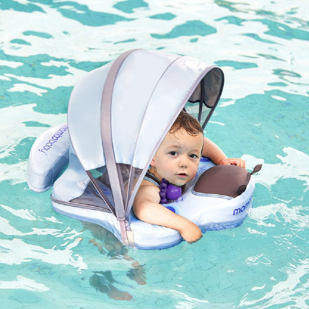 Bij en Vlinder Mambobaby Zwemvlotter met Luifel en Staart (3-24 Maanden)