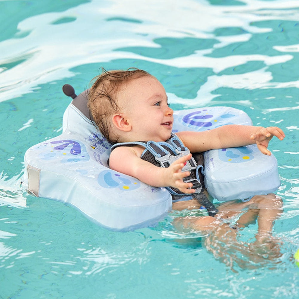 Bij en Vlinder Mambobaby Zwemvlotter met Luifel en Staart (3-24 Maanden)