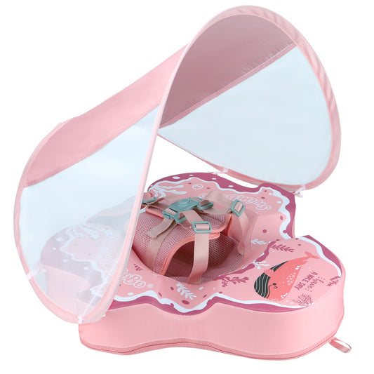 Swimbobo Niet-opblaasbare Baby Float met Kap en Staart (4-48 Maanden)