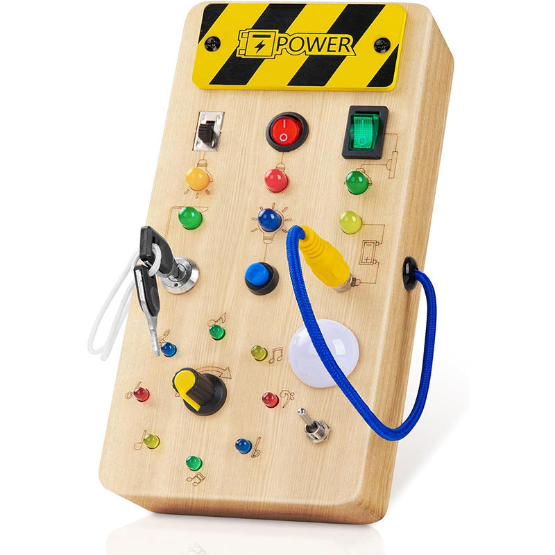Montessori Activiteitenbord met Licht voor Leren en Sensorische Activiteiten