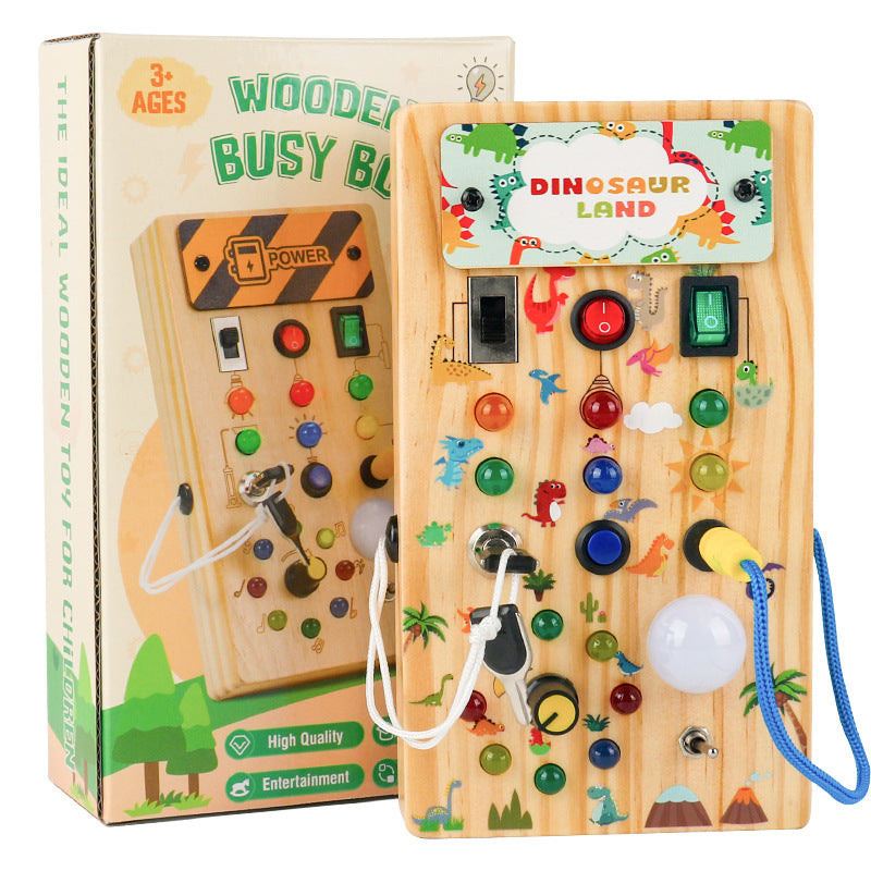 Montessori Activiteitenbord met Licht voor Leren en Sensorische Activiteiten